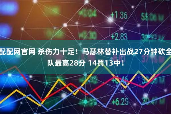 配配网官网 杀伤力十足！马瑟林替补出战27分钟砍全队最高28分 14罚13中！